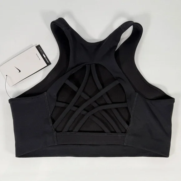 Nike Yoga Dri-FIT Alate Curve Women's Training Bra Size M
Black DQ5269-010 - Picture 4 of 5